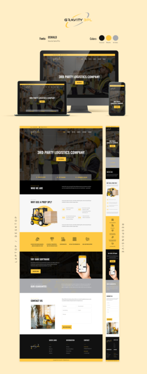 Website for our 3rd party logistics warehouse company | Web Design by PP²