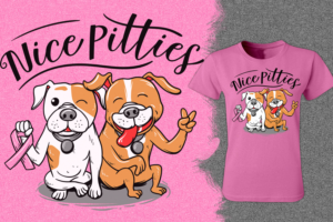 Dog training business needs a fun t-shirt design for breast cancer awareness month | T-shirt Design by Falih A