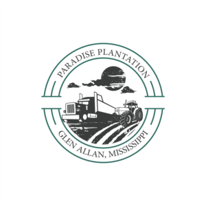 Paradise Plantation on the top and Glen Allan Mississippi at the bottom  | Logo Design by ThiagoB