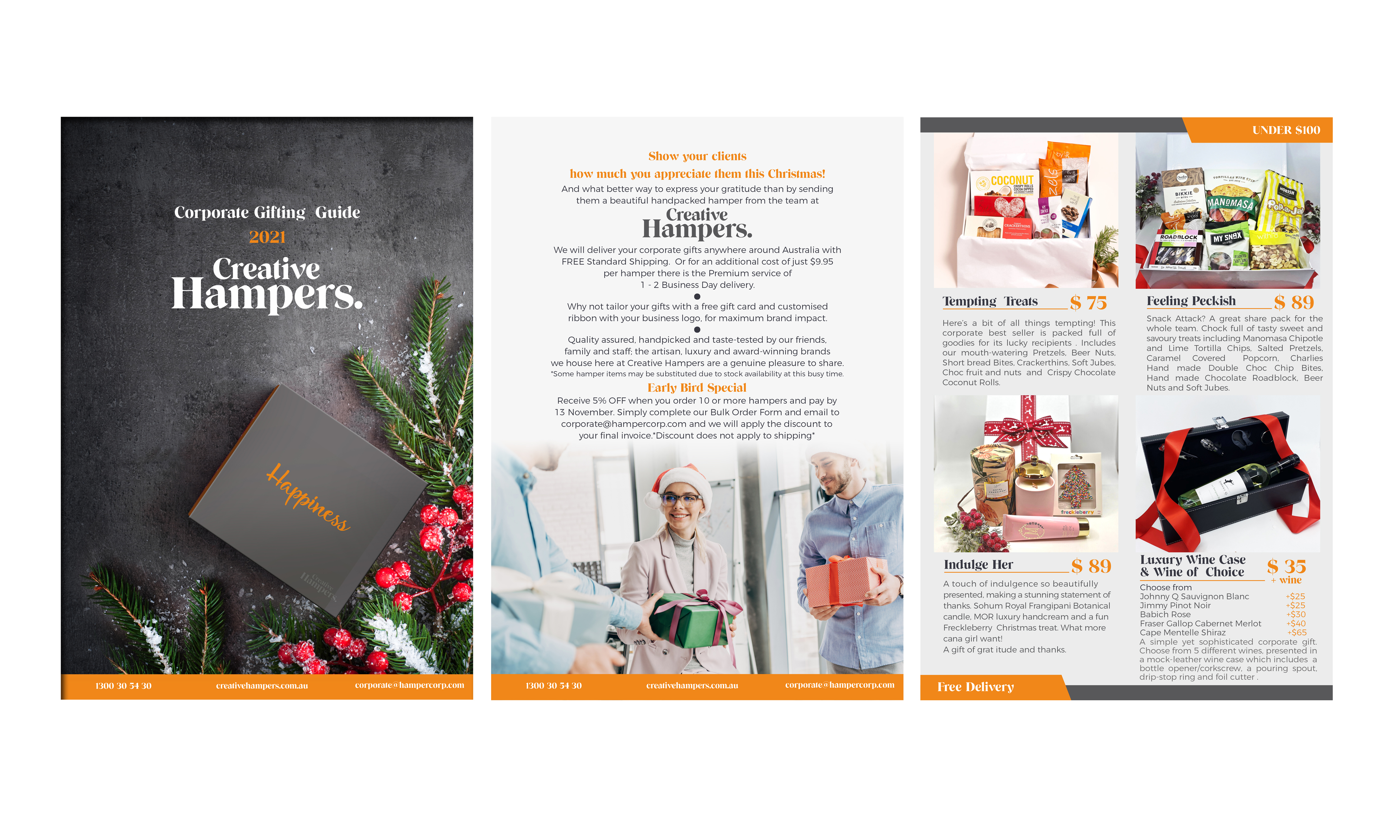 Brochure Design by Polina_pro for 3 Gift Girls | Design: #27339703