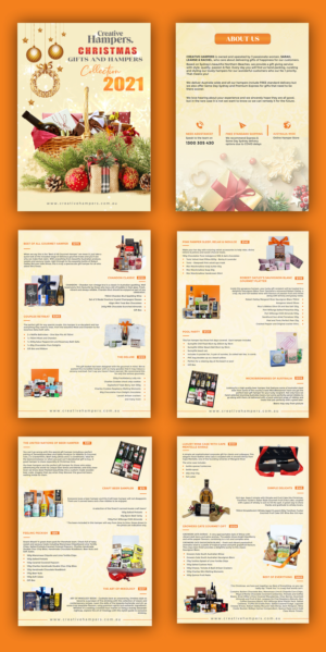 Corporate Christmas Hamper Guide 2021 | Brochure Design by ZeneFashions