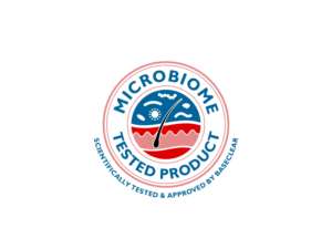 Microbiome-Tested Product - Scientifically Tested & Approved by BaseClear | Logo Design by BNdesigner