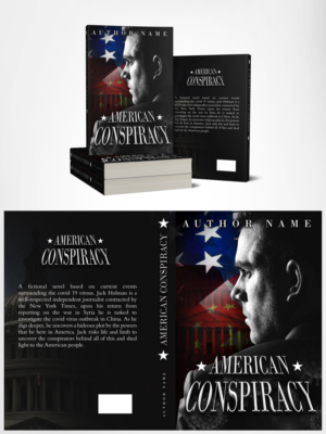 American Conspiracy book cover. | Book Cover Design by Estratosphera