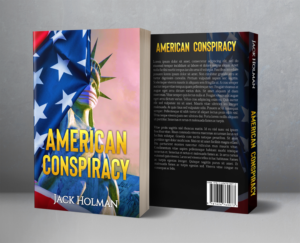 American Conspiracy book cover. | Book Cover Design by Aesthetica Society