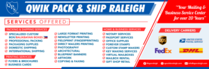 Graphic Design by chipchip15 for Qwik Pack & Ship Raleigh | Design: #27329065