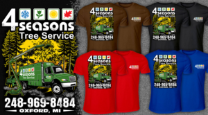 4 SEASONS TREE SERVICE T-Shirt Design | T-Shirt-Design von Falih A