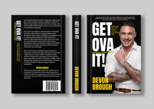 Exciting Personal Development Book Cover: GET OVA IT! | Book Cover Design by CreaTVIT