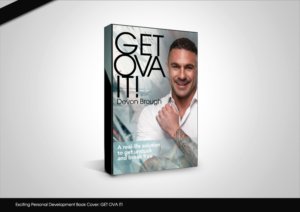 Exciting Personal Development Book Cover: GET OVA IT! | Book Cover Design by disign