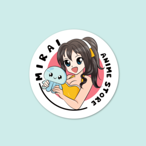 Anime Girl Character mascot for a webpage. | Graphic Design by anekaa