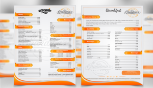 Grandma's Kitchen Restaurant Menu design | Graphic Design by Petter Goms