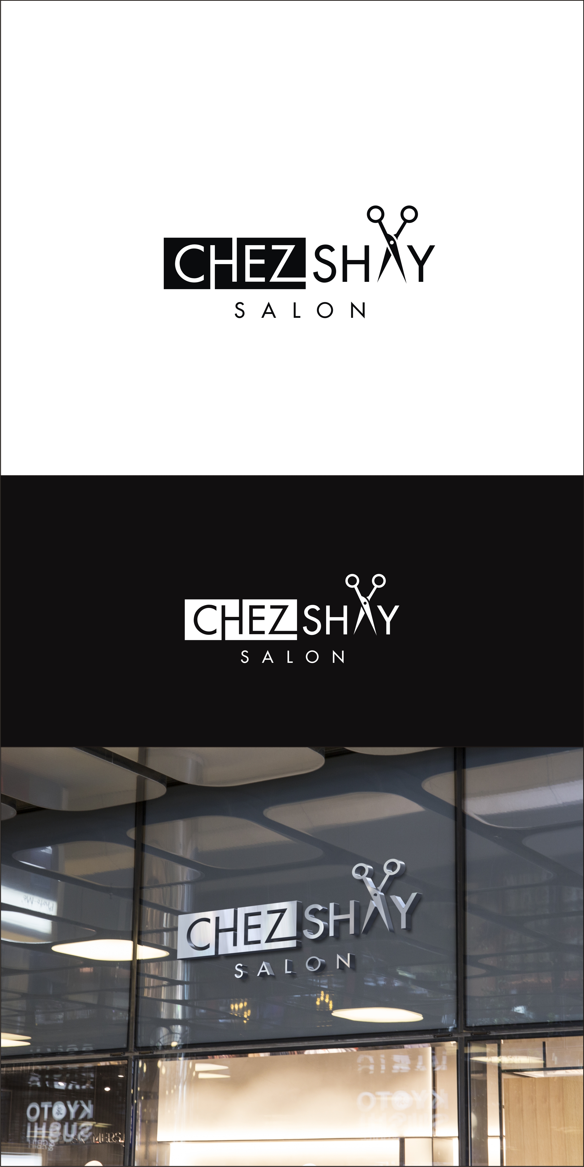 Logo Design by warkaddarshan 2 for chez Shay Salon | Design #27331880