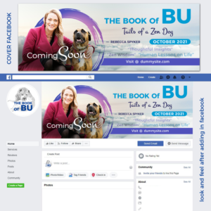 Facebook & Instagram Design for: The Book of Bu - Tails of  Zen Dog | Facebook Design by TSU Creations