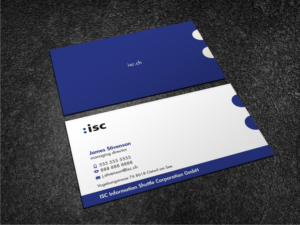 Modern two-sided business card for a general enterprise that improves the digital user experience. | Business Card Design by Atvento Graphics