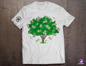 Money trees T-shirt design | T-shirt Design by FigliaPerduta