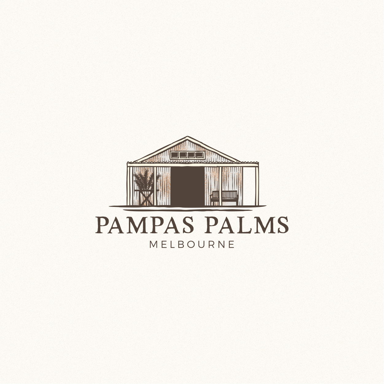 Logo-Design von design.picnic für Pampas Palms Melbourne  | Design: #27347496