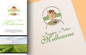 Logo-Design von Wonderful design für Pampas Palms Melbourne  | Design: #27377776