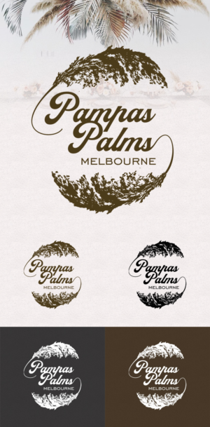 Logo-Design von FDesignIndonesia für Pampas Palms Melbourne  | Design: #27343895