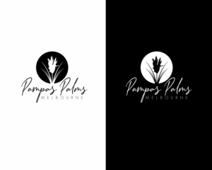 Logo-Design von Madush_D für Pampas Palms Melbourne  | Design: #27358527