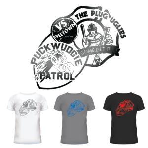 Police VS. Fire Softball Game t shirt | T-shirt Design by Wanda.G