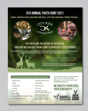 5th Annual Youth Hunt | Flyer Design by alex989