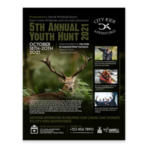 5th Annual Youth Hunt | Flyer Design by ZeneFashions