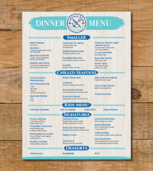 Menu Design by kaasmie for this project | Design #27401909