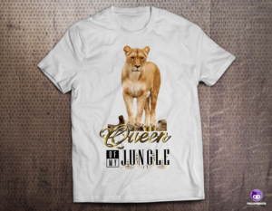 The Lioness  | T-shirt Design by FigliaPerduta