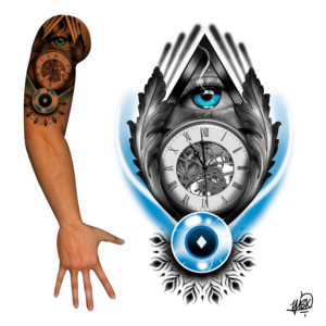 Half Sleeve Tattoo Design Needed | Tattoo Design by El Yisk 2