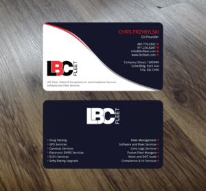 Business Card Design by ubaidomar for LBC Fleet | Design #27410773