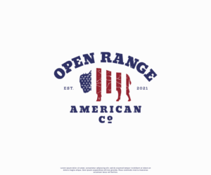 Open Range American or O R American | Logo Design by GBDESIGN