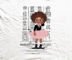 Cute girls T-Shirt designs - a mix of playful and modern designs | T-shirt Design by Whitebread