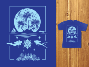 High adventure Boy Scout Camp - Aquatic themed t-shirt designs | T-shirt Design by MNM