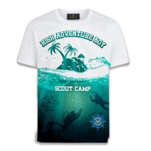 High adventure Boy Scout Camp - Aquatic themed t-shirt designs | T-Shirt-Design von SAI DESIGNS