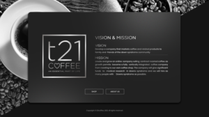 Website T21 coffee | Web Design by Sandaruwan