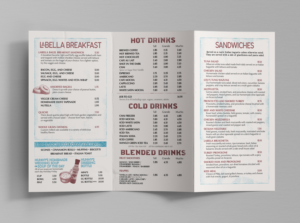 Menu Design by mrmrnjr