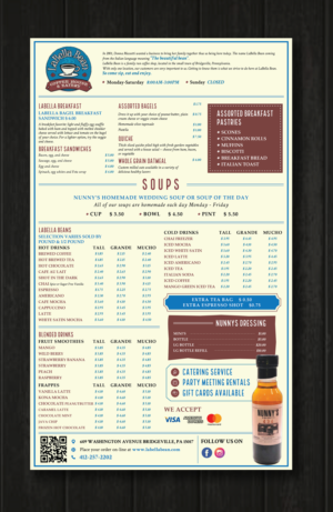 Menu Design by Artandstuffbyshree