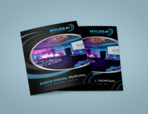 Brochure folder for audio visual proposals | Brochure Design by n214008