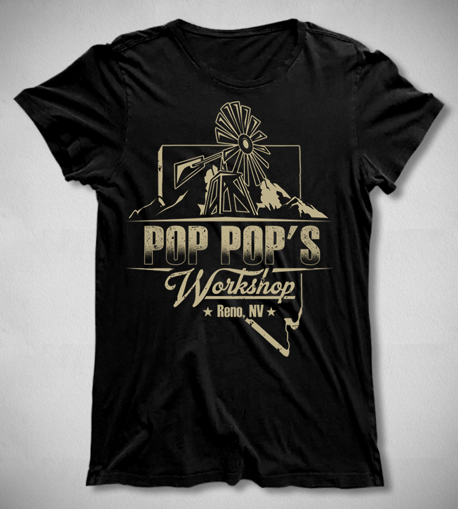 T-shirt Design by Jonya for Pop Pop's Work Shop | Design: #27454523