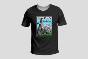 T-shirt Design by Lanka Ama for Pop Pop's Work Shop | Design #27444853