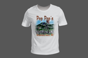 T-shirt Design by Lanka Ama for Pop Pop's Work Shop | Design: #27446026