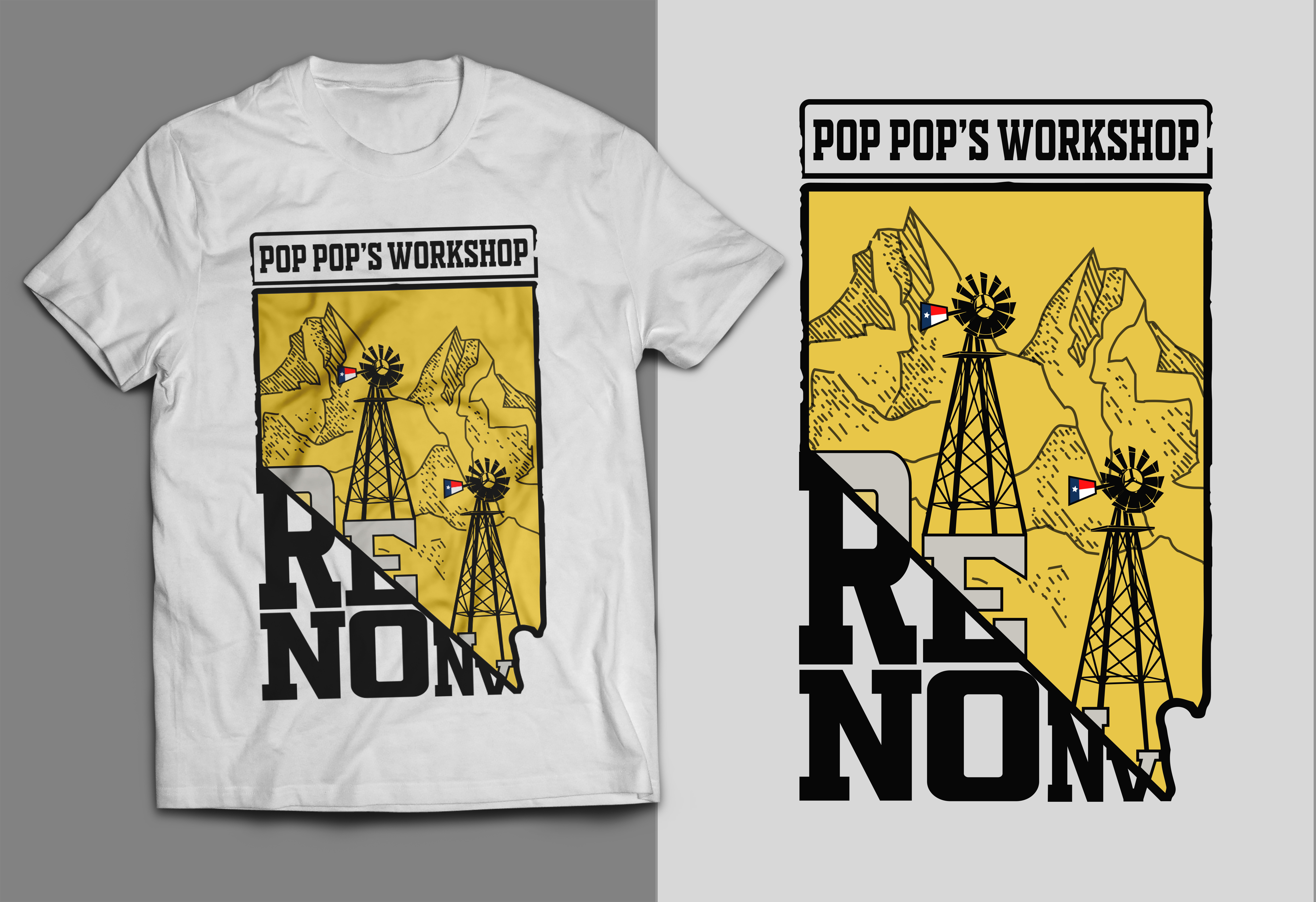 T-shirt Design by SAI DESIGNS for Pop Pop's Work Shop | Design #27458943