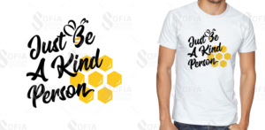 Just Be A Kind Person | T-Shirt-Design von SofiaDesignStudio