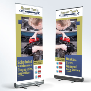 2 Honest Toms Auto Care Banners  | Poster-Design von aspiremedia