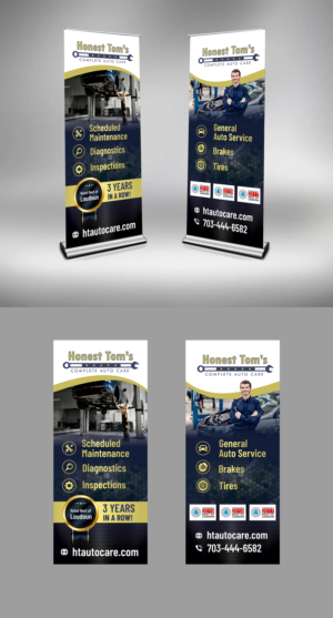 2 Honest Toms Auto Care Banners  | Poster-Design von ecorokerz