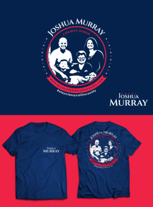 Joshua Murray for Accountbale & Transparent Collin County | T-shirt Design by mithunpopey