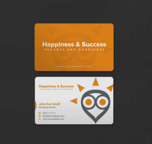 Coaching and Tutoring that removes all obstacles and leads to success and happiness | Business Card Design by INDIAN_Ashok