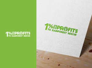 1% of PROFITS to RAINFOREST RESCUE | Logo-Design von nikkiblue