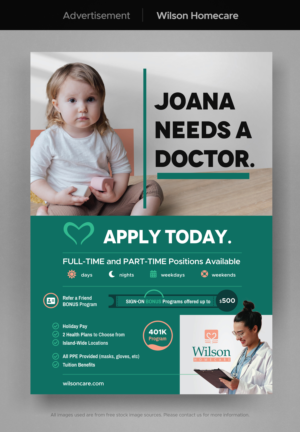 Advertisement Design by danstudio for Wilson Care Group | Design #27485288