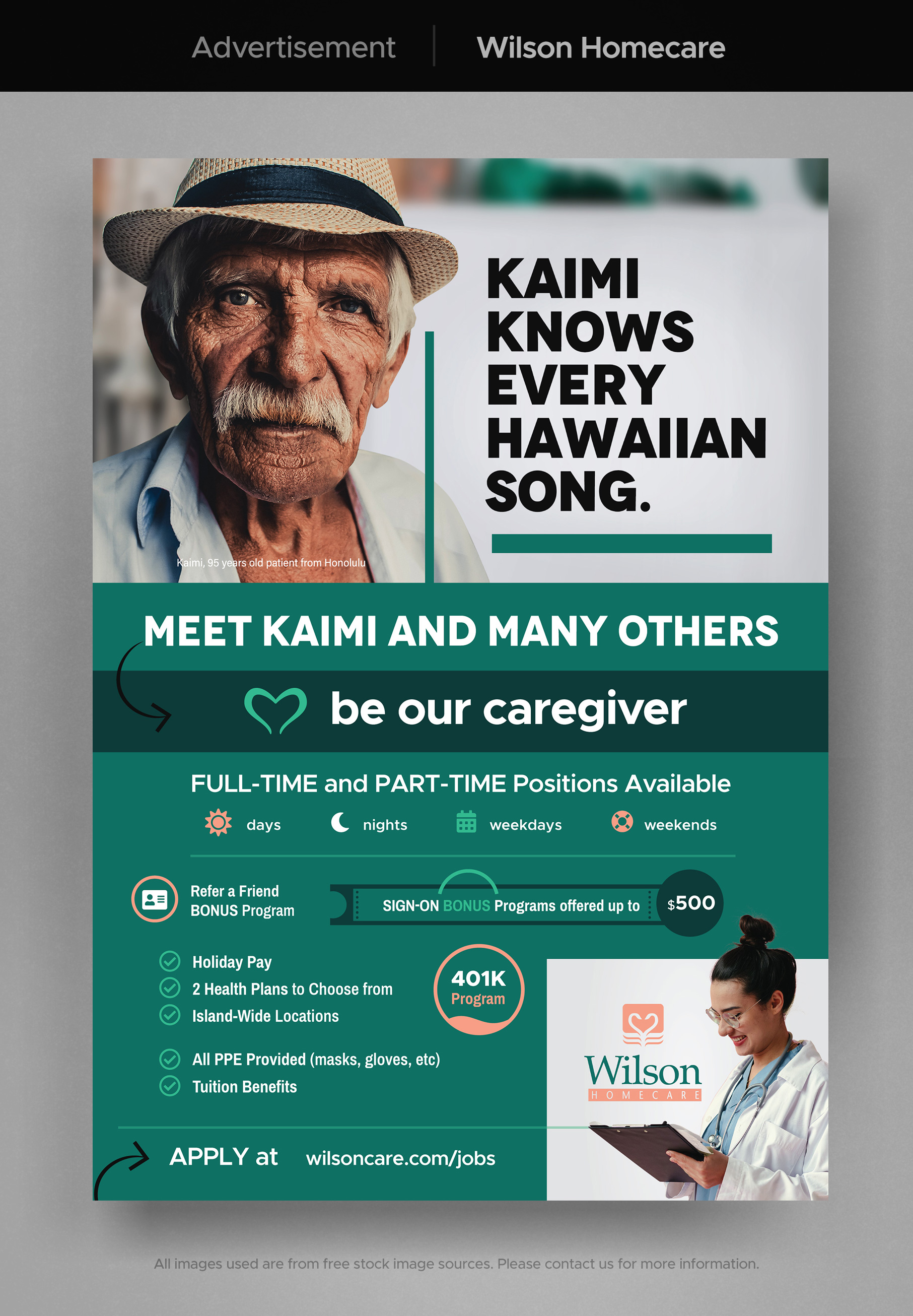 Advertisement Design by danstudio for Wilson Care Group | Design #27486033