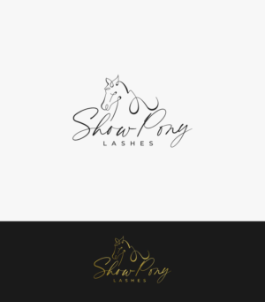 Show Pony Lashes | Logo-Design von ecorokerz